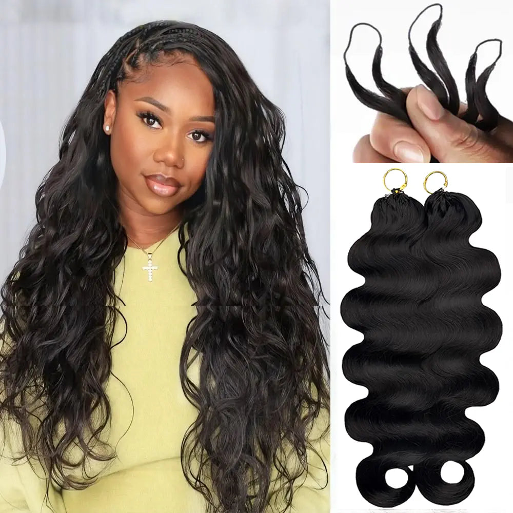 New 2026 Ramiss Body Wave Crochet Human Hair Pre-Separated 50g/Pack Time-Saving