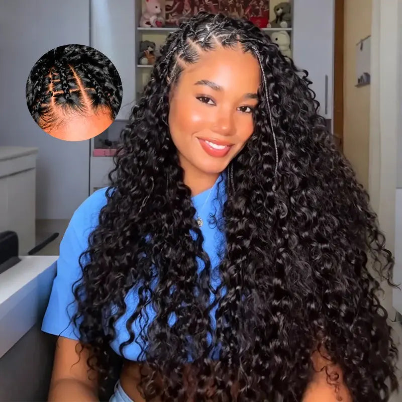 New 2026 Ramiss Burmese Curly Crochet Human Hair Pre-Separated 50g/Pack Time-Saving