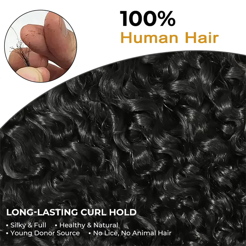 New 2026 Ramiss Burmese Curly Crochet Human Hair Pre-Separated 50g/Pack Time-Saving