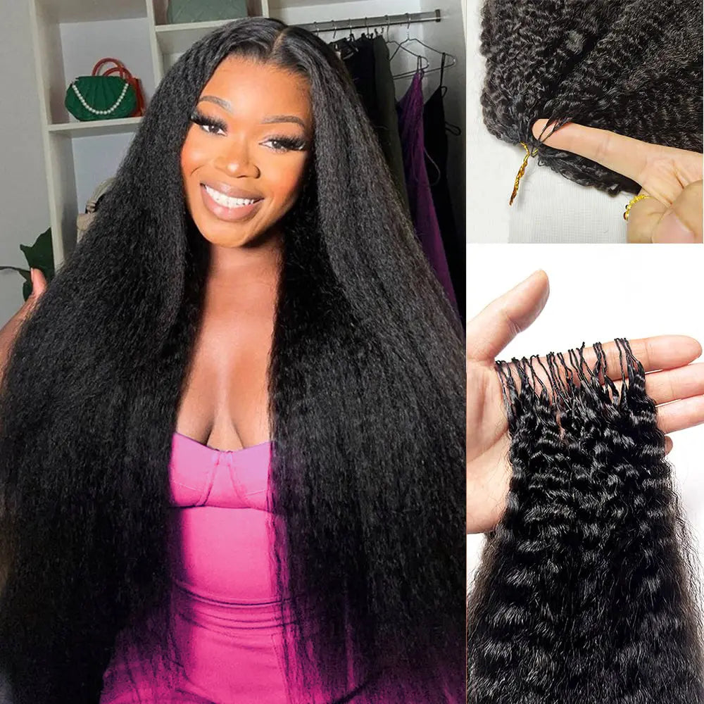 New 2026 Ramiss Kinky Straight Crochet Human Hair for Mircale Knots Boho Braids 4-5 Packs for Full Head