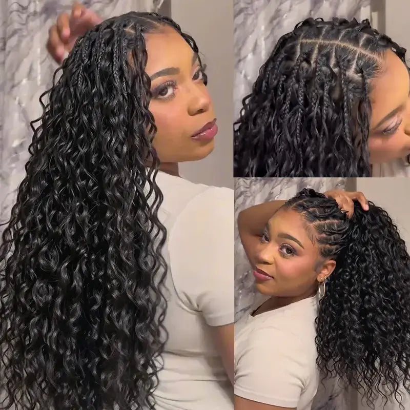 New 2026 Ramiss Mircale Knots Crochet Human Hair Loose Deep Pre-Separated 50g / Bundle Time-Saving